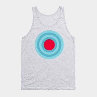 Target in blue and red Tank Top